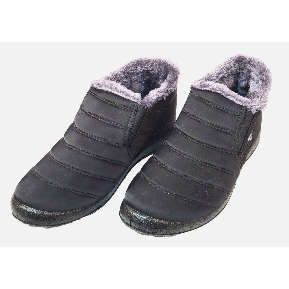 GO Women's YAEE Satin Closed Toe Black Ankle Boots / Booties Size 8.5 (EUR 40)